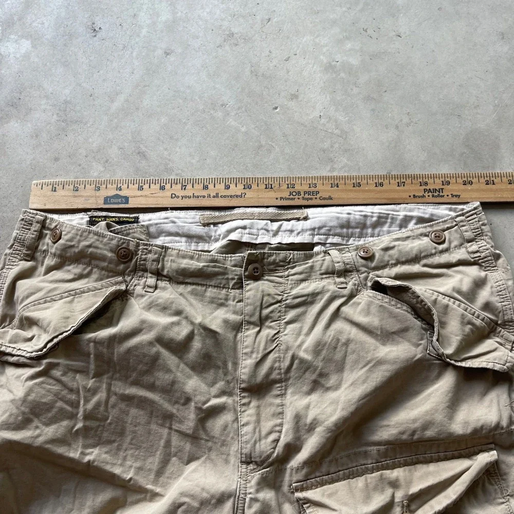 Polo Ralph Lauren Surplus Fit Cargo Pants‎ Mens 40x31 Khaki Vintage Distressed